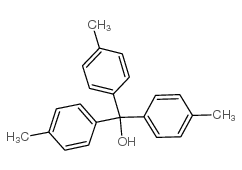 Benzenemethanol,4-methyl-a,a-bis(4-methylphenyl)- structure