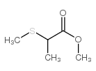 2-(甲基硫代)丙酸甲酯结构式
