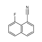 1-Cyano-8-fluoronaphthalene Structure