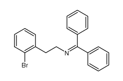 2-(2-bromophenyl)-N-(diphenylmethylene)ethanamine结构式
