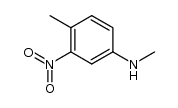 N,4-dimethyl-3-nitrobenzenamine结构式
