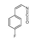 Benzene, 1-fluoro-4-[(1E)-2-isocyanatoethenyl]- (9CI) picture