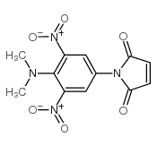 N-(4-二甲基氨基-3,5-二硝基苯)马来酰亚胺结构式