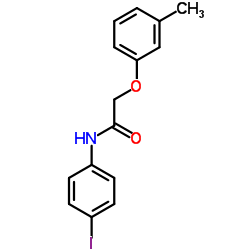 N-(4-Iodophenyl)-2-(3-methylphenoxy)acetamide结构式