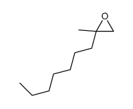2-heptyl-2-methyloxirane Structure