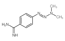 Benzenecarboximidamide,4-(3,3-dimethyl-1-triazen-1-yl)-结构式