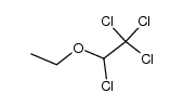 1,2,2,2-tetrachloroethyl ethyl ether结构式