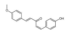 1-(4-hydroxyphenyl)-5-(4-methoxyphenyl)penta-1,4-dien-3-one Structure