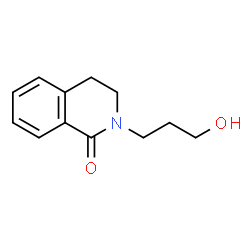 1(2H)-Isoquinolinone, 3,4-dihydro-2-(3-hydroxypropyl)- Structure