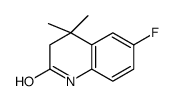 6-Fluoro-4,4-dimethyl-3,4-dihydro-1H-quinolin-2-one结构式