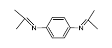 N1,N4-di(propan-2-ylidene)benzene-1,4-diamine Structure