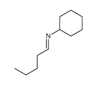 N-cyclohexylpentan-1-imine结构式