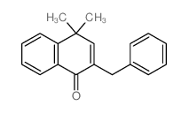 2-benzyl-4,4-dimethyl-naphthalen-1-one结构式