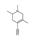4-ethynyl-1,2,3,6-tetrahydro-1,2,5-trimethylpyridine结构式