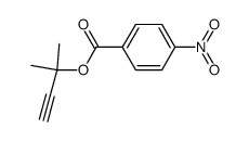 2-methyl-3-butyl-2-yl 4-nitrobenzoate结构式