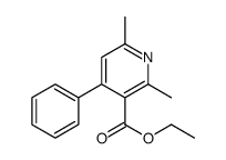 ethyl 2,6-dimethyl-4-phenylpyridine-3-carboxylate Structure