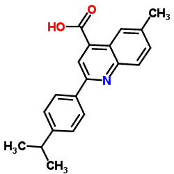 2-(4-Isopropylphenyl)-6-methyl-4-quinolinecarboxylic acid Structure
