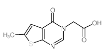 (6-甲基-4-氧噻吩并[2,3-d]嘧啶-3(4H)-基)乙酸图片