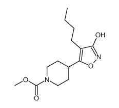 methyl 4-(4-butyl-3-oxo-1,2-oxazol-5-yl)piperidine-1-carboxylate Structure