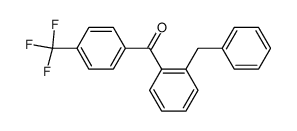 2-benzyl-4'-trifluoromethyl-benzophenone Structure