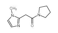 Pyrrolidine, 1-[(1-methyl-1H-imidazol-2-yl)acetyl]- (9CI) Structure