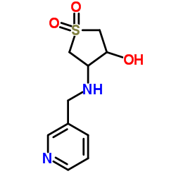 4-[(3-Pyridinylmethyl)amino]tetrahydro-3-thiopheneol 1,1-dioxide Structure