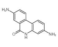 3,8-diamino-5H-phenanthridin-6-one Structure