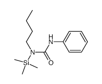 N-Trimethylsilyl-N-butyl-N'-phenyl-harnstoff结构式