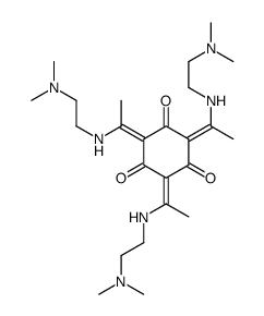2,4,6-tris[1-[2-(dimethylamino)ethylamino]ethylidene]cyclohexane-1,3,5-trione Structure