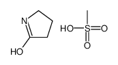 methanesulfonic acid,pyrrolidin-2-one结构式