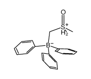 dimethylsulfoxonium methylide*triphenylborane Structure