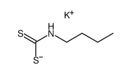 N-n-butyl dithiocarbamic acid Potassium Salt Structure