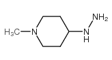 1-Methyl-4-hydrazinopiperidine structure