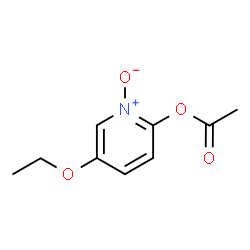 2-Pyridinol,5-ethoxy-,acetate(ester),1-oxide(9CI)结构式