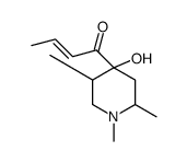 1-(4-hydroxy-1,2,5-trimethylpiperidin-4-yl)but-2-en-1-one结构式