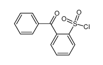 2-benzoyl-benzenesulfonyl chloride Structure