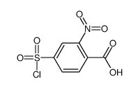 4-(Chlorosulfonyl)-2-nitrobenzoic Acid结构式