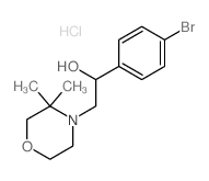 1-(4-bromophenyl)-2-(3,3-dimethylmorpholin-4-yl)ethanol结构式