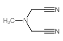 2-[cyanomethyl(methyl)amino]acetonitrile Structure
