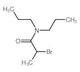 Propanamide, 2-bromo-N,N-dipropyl- structure