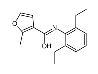 3-Furancarboxamide,N-(2,6-diethylphenyl)-2-methyl-(9CI) structure