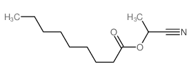 1-cyanoethyl nonanoate Structure