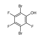 2,5-dibromo-3,4,6-trifluorophenol结构式