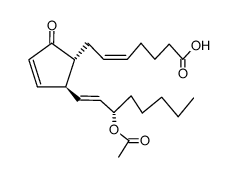 15-acetyl-prostaglandin A2结构式