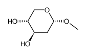 Methyl2-Deoxy-alpha-D-threo-pentofuranoside结构式