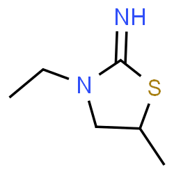 2-Thiazolidinimine,3-ethyl-5-methyl-(9CI) Structure