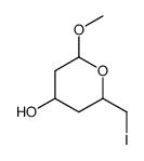 Tetrahydro-2-(iodomethyl)-6-methoxy-2H-pyran-4-ol Structure