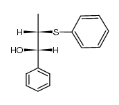 threo-1-Phenyl-2-phenylthio-1-propanol Structure