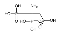 3-amino-3,3-diphosphonopropanoic acid Structure