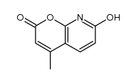 7-hydroxy-4-methylpyrano[2,3-b]pyridin-2-one Structure